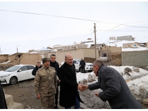 Bakan Soylu Van Başkale’de Deprem Bölgesinde