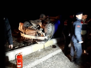 Denizli’de Yolcu Otobüsü İle Otomobil Çarpıştı: 3 Ölü, 2 Yaralı