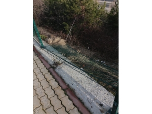 Yayaların Güvenliğini Sağlayan Çitlere Zarar Verdiler