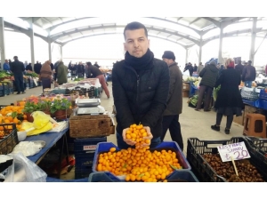 Hisarcık’ta Şifa Deposu Kumkuat Meyvesi İlk Defa Tezgahlarda