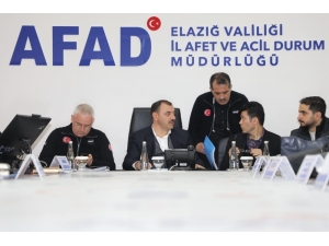 Elazığ Depremi "Koordinasyon Toplantısı"