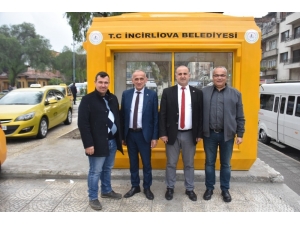 İncirliovalı Taksicilerin Durak Sorununu Başkan Kaya Çözdü