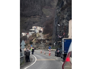 Giresun’da Heyelan