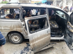 El Bab’da Bomba Yüklü Araç Patladı