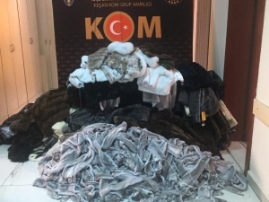 Keşan’da Kaçak Kürk Ve Post Operasyonu