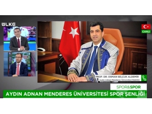 Rektör Aldemir, 25. Spor Şenliği’ni Ekranlarda Anlattı