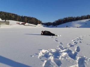 Sakarya’da Donan Göl Üzerinde Eğlendiler