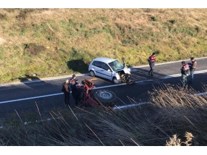 Otomobille Traktör Kafa Kafaya Çarpıştı: 1 Ölü, 1 Yaralı
