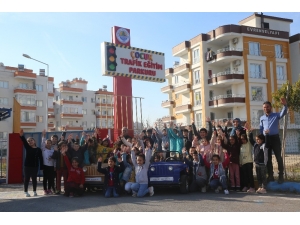 Erdemli’de Öğrenciler İçin Trafik Eğitim Parkuru