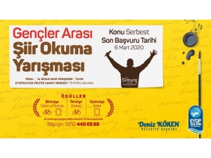 Gençler Arası Şiir Okuma Yarışması Başvuruları Başladı