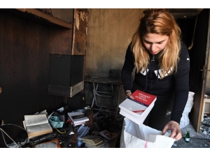 Evi Yanan Stajyer Avukata Konyaaltı Belediyesi Yardım Eli Uzattı