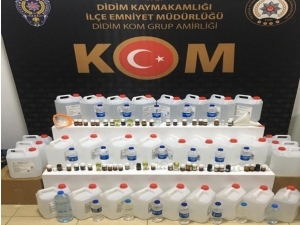Didim’de Kaçak İçki Operasyonu