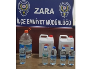 Zara’da Sahte İçki Ele Geçirildi