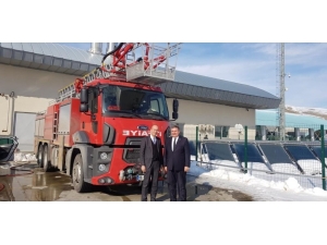 Esendere Belediyesi’ne İtfaiye Aracı Hibe Edildi