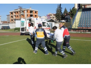 Svo Hastası Helikopter İle Düzce’ye Nakledildi