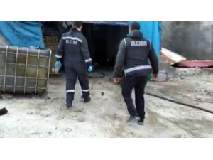 9 Bin 236 Litre Kaçak Akaryakıt Ele Geçirildi