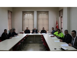 Otobüs Kazalarını Önleme Toplantısı Yapıldı