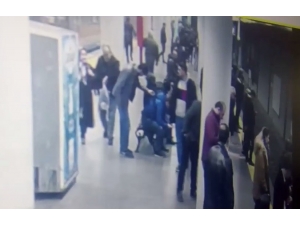 Otogar Metro İstasyonunda Yaşanan Dehşetin Görüntüleri Ortaya Çıktı