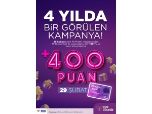 39 Burda Avm’den 4 Yılda Bir Görülen Kampanya
