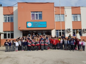 Jandarmadan Öğrencilere Trafik Eğitimi