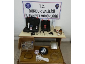 Burdur’da Kaçak Tarihi Eser Operasyonu