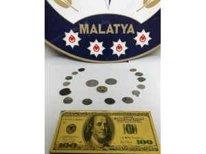 Metal Banknot Kalıbı Ve Tarihi Sikkeler Ele Geçirildi