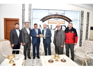 Başkan Gürkan’a Geçmiş Olsun Ziyaretleri