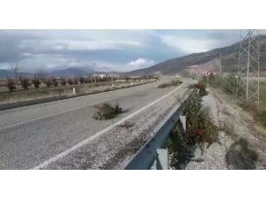 Lodos Trafiği Tehlikeye Düşürünce Devreye Jandarma Girdi