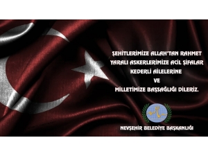 Belediye Başkanı Rasim Arı’dan Şehitler İçin Taziye Mesajı