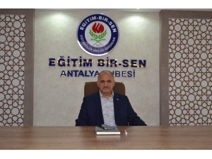 Eğitim Bir Sen Antalya Şube Başkanı Miran: “Gün Birlik Ve Beraberlik Günüdür"