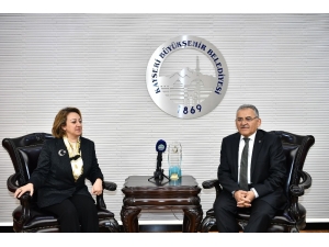 Kültür Ve Turizm Bakan Yardımcısı Özgül Özkan Yavuz Başkan Büyükkılıç’ı Ziyaret Etti