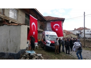 Uşak Valisi Kocabıyık’tan Şehit Ailesine Taziye Ziyareti