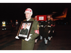 İdlib Şehidinin Naaşı Memleketi Tokat’a Getirildi