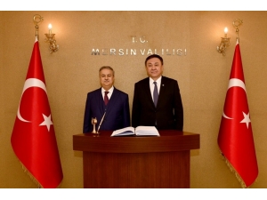 Kırgızistan’ın Ankara Büyükelçisi Omuraliev, Vali Su İle Buluştu