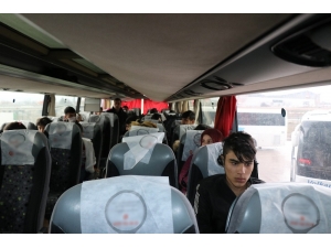 Bolu’da, 500 Göçmen Avrupa Hayaliyle Edirne’ye Yola Çıktı