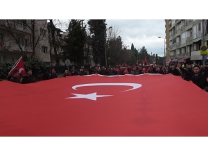 Denizli’de Şehitlere Saygı Yürüyüşü