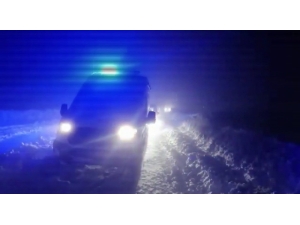 Hasta Taşıyan Ambulans Tipide Yolda Mahsur Kaldı