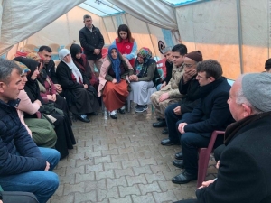 Kaymakam Sancaktutar’dan Şehit Ailesine Taziye Ziyareti