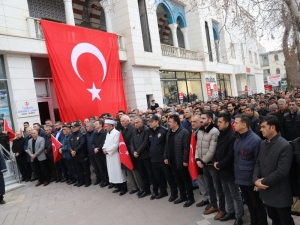 Iğdır’da İdlib Şehitleri İçin Gıyabi Cenaze Namazı Kılındı