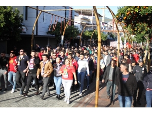 Alanya’da Şehitler İçin Yürüdüler