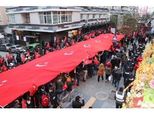 Samsun Şehitler İçin Yürüdü