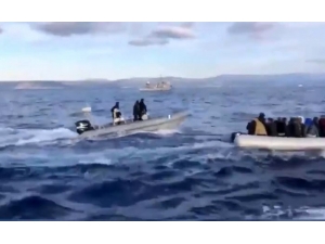 Yunanlıların Ölüme Terk Ettiği Göçmenleri Sahil Güvenlik Kurtardı