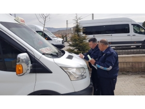 Ürgüp’te Şehir İçi Dolmuşlar Zabıta Tarafından Denetlendi