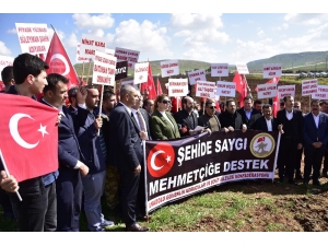 Şehit Aileleri Ve Koruculardan Bahar Kalkanı’na Destek