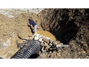 İbradı’da Yağmur Suyu Çalışması