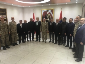Giresun’da Stk’lardan Jandarma Bölge Komutanlığına Taziye Ziyareti