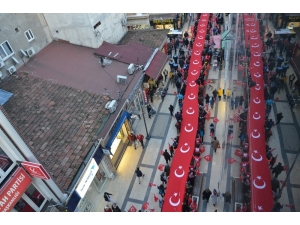 Fatsa Şehitler İçin Yürüdü