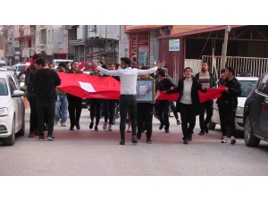 Samandağ Şehitler İçin Yürüdü