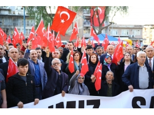 Aydın’da Şehitler İçin Yürüyüş, Dua Ve Hayır Yemeği Düzenlendi