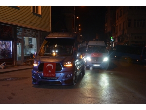 Sinop’ta Şehitler İçin Konvoy